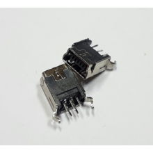 CONECTOR USB MINI B SMD 180GR