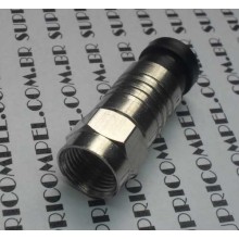 CONECTOR F RG 06 PARA CRIMPAR COMPRESSÃO 025 - 7519 